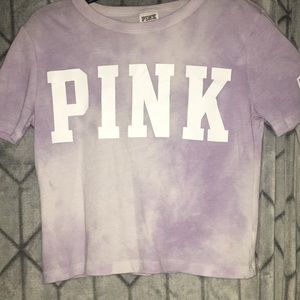 victoria secret pink crop top